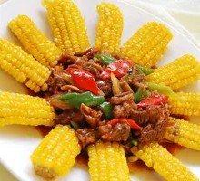 Braised Beef Shank with Sweet Corn Sticks