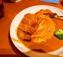 Beef Curry Omelette Rice