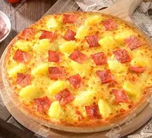 Double Cheese Hawaiian Pizza