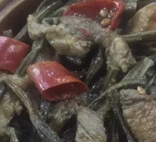Steamed Dried Beans with Pork