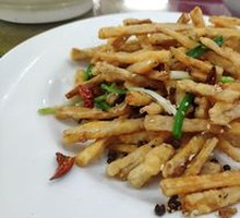 Dry-Fried Sesame Lotus Root Strips