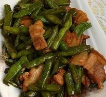 Stir-Fried String Beans with Pork Belly