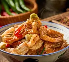 Stir-fried Prawn in Oil