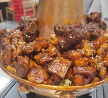 Pork Rib Chicken and Chicken Claw Stew