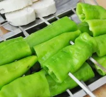 Green Pepper Skewers