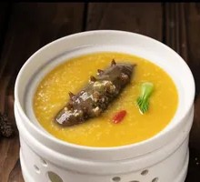 Golden Soup Mixed Grain Stew with Sea Cucumber