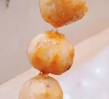 Burst Egg Squid Balls