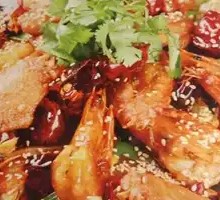 Live Shrimp and Chicken Wings