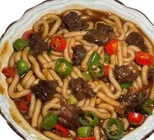 Beef Brisket and Potato Noodles
