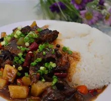 Beer-Braised Duck Rice Bowl