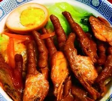 Braised Chicken Feet Rice