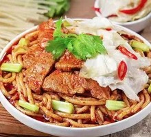 Spicy Beef Fried Rice Noodles