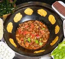 Firewood Chicken and Pig Trotter Stew