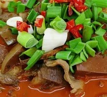 Duck Blood and Beef Three Delicacies