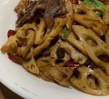 Braised Lotus Root Stir-Fried with Beef