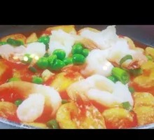 Stuffed Tofu with Shrimp