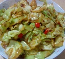 Sour Spicy Cabbage Rice Bowl