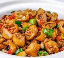 Fatty Intestine Bamboo Chicken