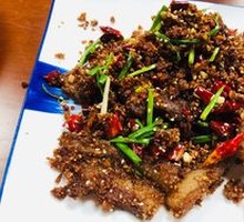 Dry-Fried Steamed Pork