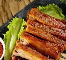 Two Skewers of Lamb Ribs