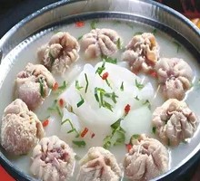 Clear Soup with Lamb Stomach