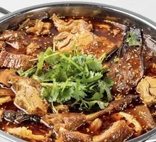 Spicy Roast Duck Hot Pot