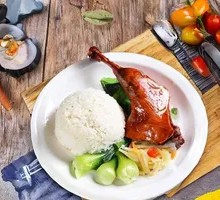 Honey-glazed Chicken Leg Rice