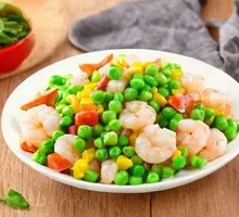 Three-color Stir-fried Shrimp