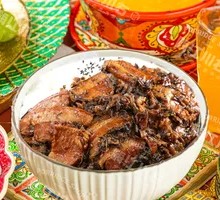 Preserved Vegetable Braised Pork Rice Bowl