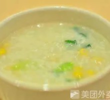 Green Vegetable Corn Porridge