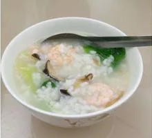 Shiitake and Shrimp Congee