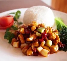 Potato and Chicken Rice Bowl