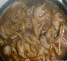 Shiitake Mushroom and Pork Strips