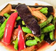 Eggplant and Green Beans Stir-fry