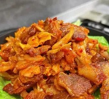 Pan-Seared Kimchi Pork Belly