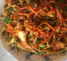 Carrot and Pickled Vegetable Shredded Pork