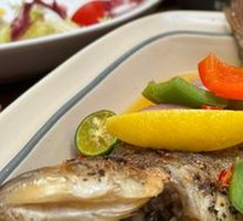 Thai Lemon Vegetables Grilled Cod