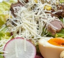 Low-Temperature Steak and Whole Grain Salad