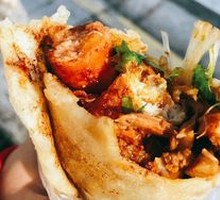 Stewed Meat Egg Pancake