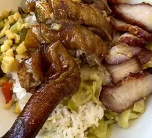 Roast Goose Leg Rice
