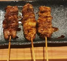 Grilled Chicken Skin Skewers