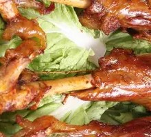 Charcoal-Grilled Lamb Shank Bones