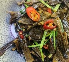 Spicy Dry Pot Enoki Mushrooms