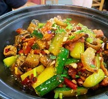 Braised Eel with Cucumber and Preserved Pork