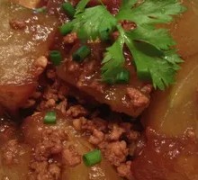 Braised Winter Melon with Minced Pork