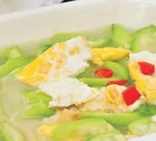 Loofah and Egg Stir-fry