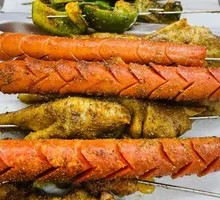 Grilled Wangzhongwang Sausage