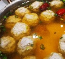 Pear and Pork Meatball Soup