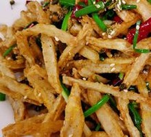 Dry-Fried Lotus Root Strips