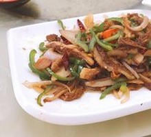 Green Pepper Beef Tripe